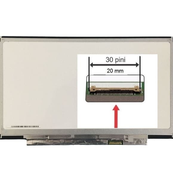 LAYAR LCD LED SCREEN LAPTOP FUJITSU E736 13.3 INCHI SLIM 30PIN