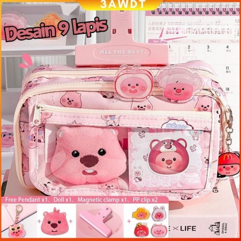 

Terbaru Cod9 Lapis Tas Alat Tulis Berkapasitas Besar/Tempat Pensil Kartun/Kotakpensil Aesthetic Tas/Dengan Boneka Bros Dan Tempat Kertas Ujian Liontin Sale