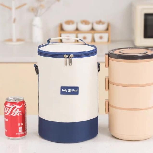 Lunchbag Tas Bekal / Tas Bekal Rantang 3 Susun / Lcb 23