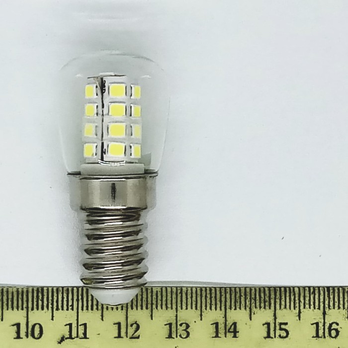 LAMPU KULKAS / MESIN JAHIT LED UKURAN DRAT E-14 PENGGANTI BOHLAM