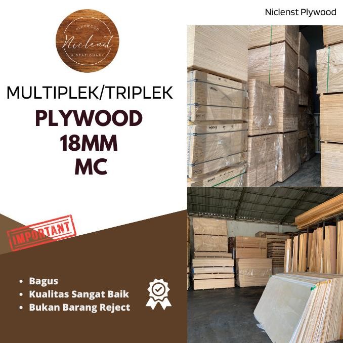 Triplek 18Mm Mc / Multiplek 18Mm Mc (Meranti Campur)