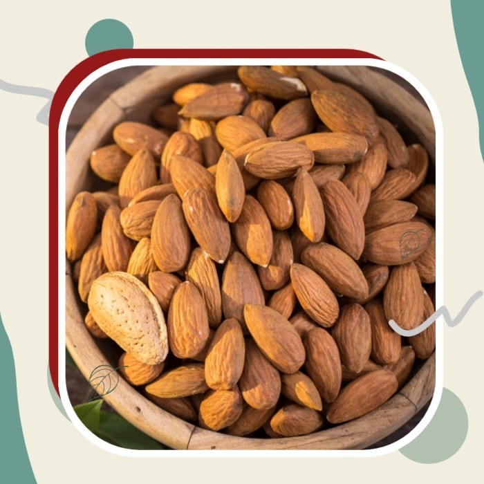 

Roasted Almond 1kg Kacang Almond Panggang