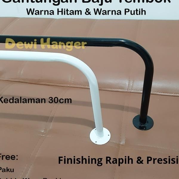 Gantungan Baju Besi Tempel Dinding