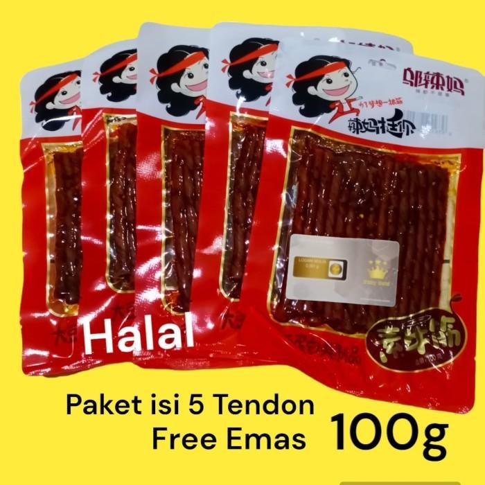 

Paket Isi 5 Latiao Tendon Snack Original Wulama 100 G