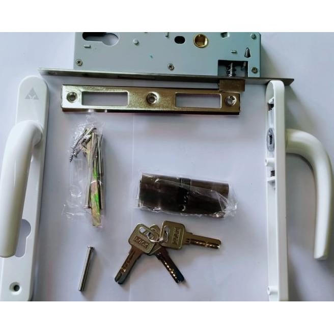 Handle Pintu Singlelo Putih Upvc Boyu