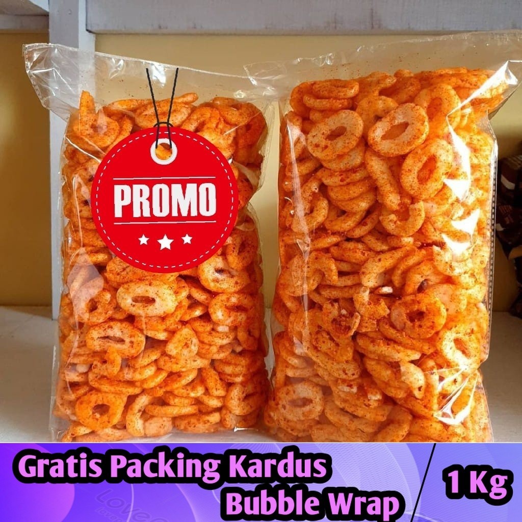 

[1Kg] Ring Smax Xtra Pedas / Ring Smax Keju - Iqorni Snack makanan ringan snack kiloan