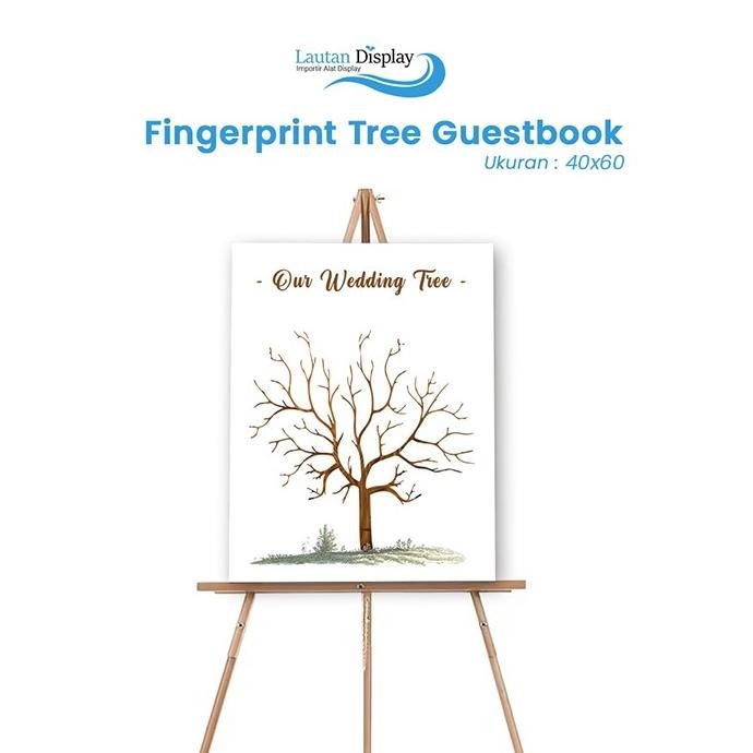 

Kirim Canvas Wedding Tree Fingerprint Kanvas Guest Book Pohon Sidik 40X60 Cm Neo 2024