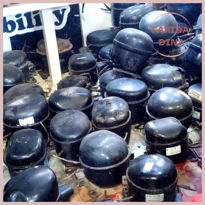 COMPRESSOR KULKAS # KOMPRESOR MESIN KULKAS , FREZER KONDISI BERKUALITAS