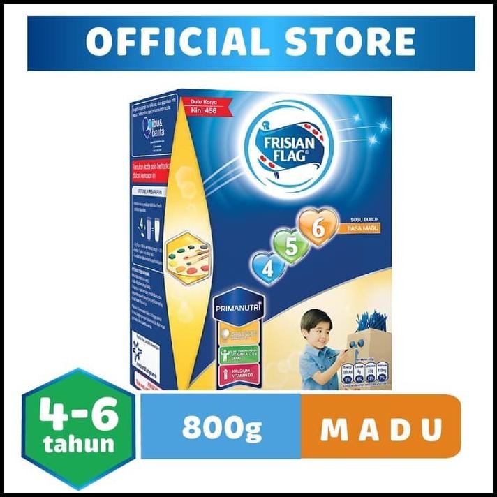 

Frisian Flag 456 Madu Susu Formula [800 G] | Susu Bendera | Susu Bayi