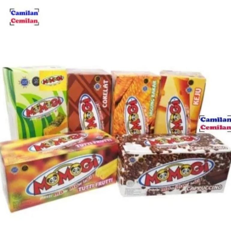 

KS - 1 Box MOMOGI Coklat / Jagung Bakar / Keju / Tutti Fruiti / Isi 20 Pcs @5gr