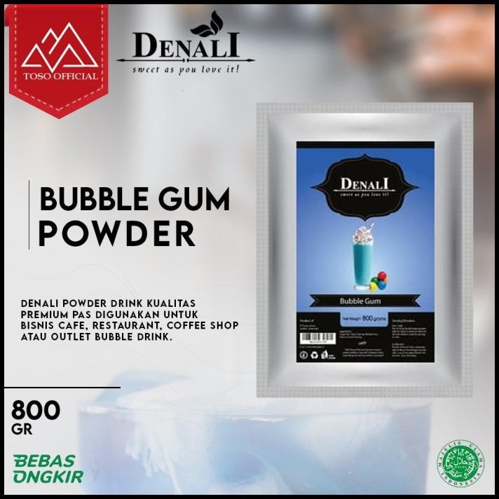 

Denali Frappe Powder Drink Flavoured Bubble Gum Bubuk Minuman