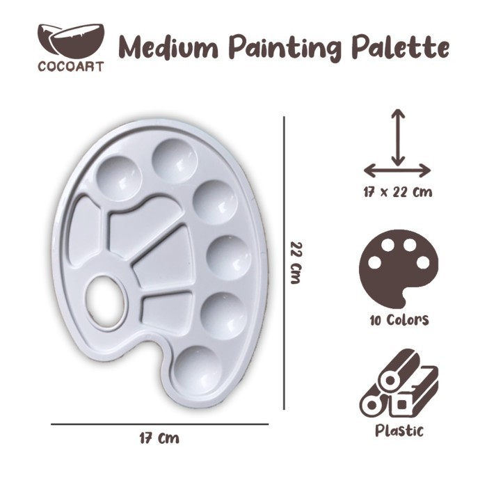

Seka - Palet Lukis 17 X 22 Cm // Painting Pallete