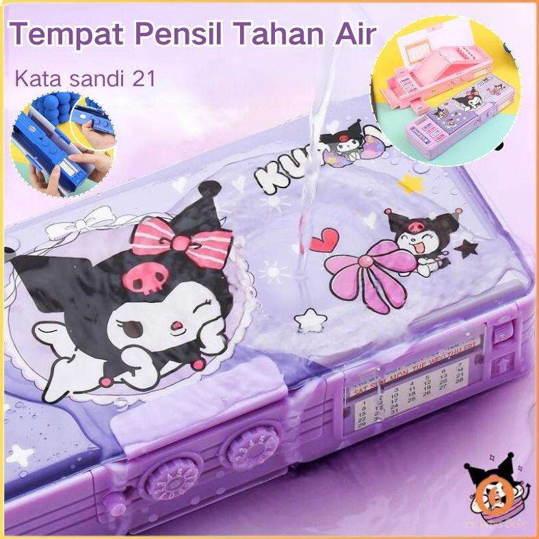 

Sale Penjual LokalGaya Baru Kuromi Kotak Alat Tulis Multifungsi Kunci Kode Perempuan Pensil Sanrio Dua Sisi Bernilai Tinggi Kapasitas Besar BisaCod