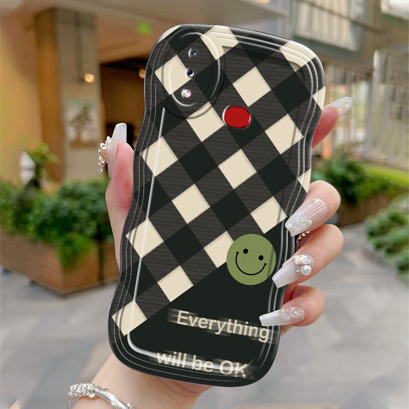 Casing Hp Untuk Samsung Galaxy A10s M01s Case Casing Pola Smiley lucu Kasing HP Cesing Silikon Kesin