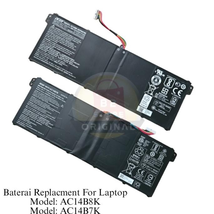 Baterai Battery Laptop Acer Aspire 5 Spin 3 Swift 3 Ac14B8K Ac14B7K  Baru