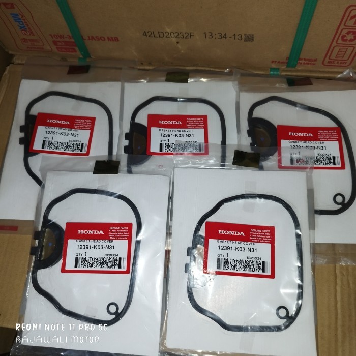 12391K03N31 karet / gasket head cover revo fi K03 original