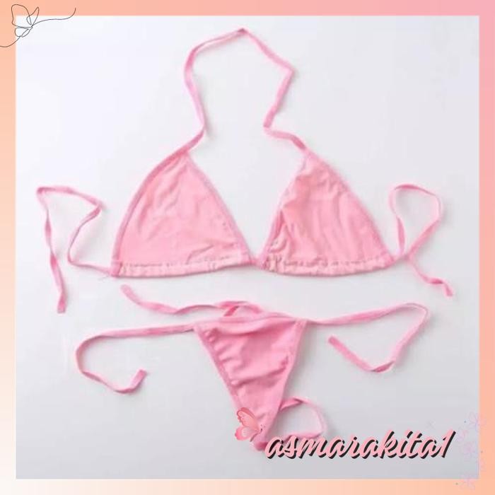 SEXY BRA G STRING SET BIKINI LINGERIE TALI THONG BRA B BY ASMARA KITA TRENDI