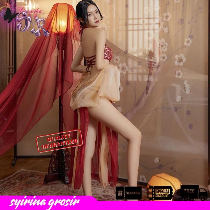 LINGERIE SEXY HOT COSPAY COSTUME DINASTY CHINESE BRA ORIENTAL BAJU DINAS MALAM  TERJAMIN BEST