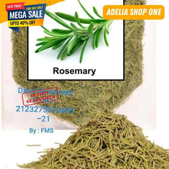 

TURKY - ROSEMARY LEAVES DRIED 1KG DAUN ROSEMARY KERING HALAL REKOMENDASI!!