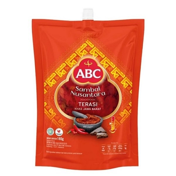 

ABC SAMBAL TERASI POUCH 180 GR