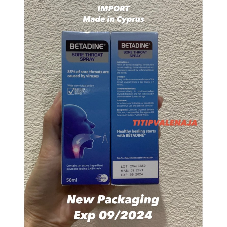 betadine sore throat spray