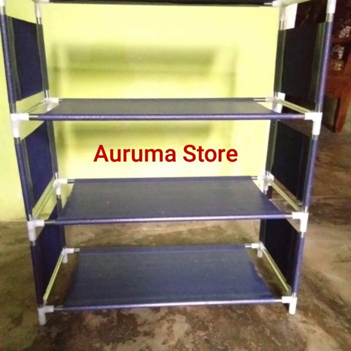 Harga Spesial Rak Wadah Sepatu Sandal Anak Kos Apartemen Kamar Rumah Kecil Lipat Dlc