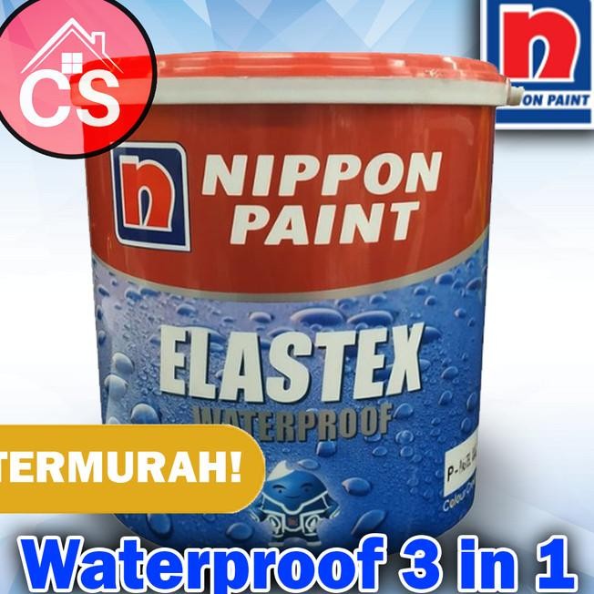 Cat Tembok Elastex Waterproofing (Warna Abu-Abu Dan Putih) Ukuran 1Kg