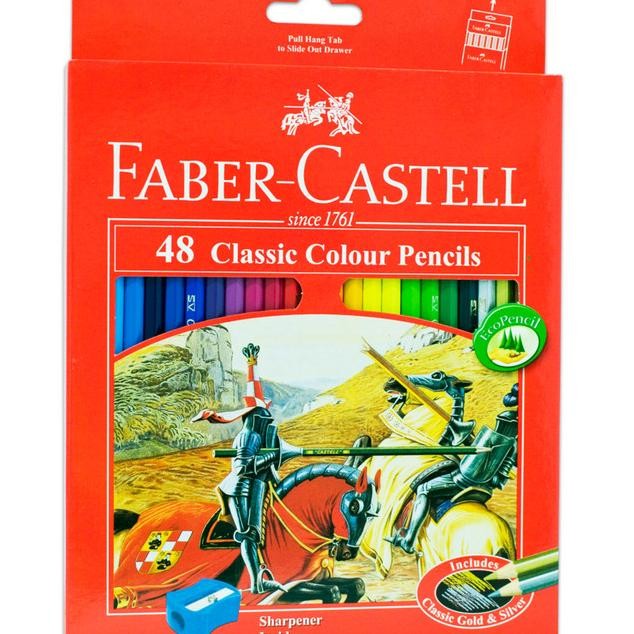

Sil Warna Faber Castell 48 Classic / Free Rautan
