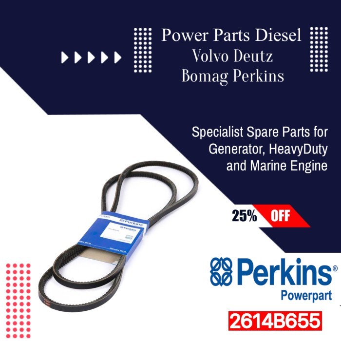 2614B665 V-BELT PERKINS 2614B565