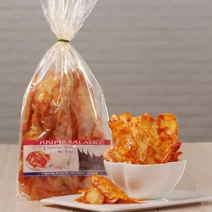 

Keripik Balado Christine Hakim 500Gr Oleh Oleh Khas Padang
