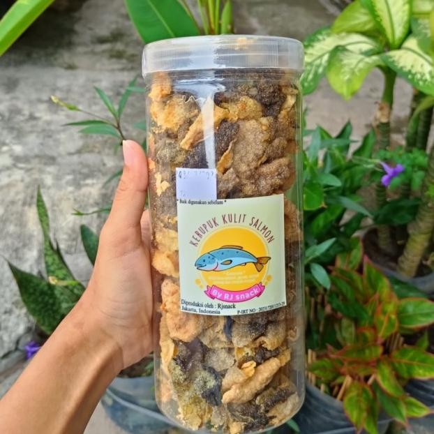 

Keripik Kulit Ikan Salmon Keju 175Gr Fish Skin Cheese