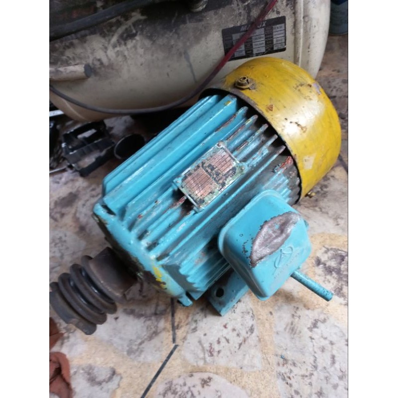 SIAP KIRIM- dinamo penggerak 2 hp / 1,5kw 3 phase
