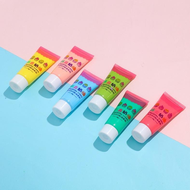 

Big Sale 5Pcs/Set Lem Krim Resin Clay Ukuran Kecil 50Ml, Lem Diy, Deco Cream,Glue Resin Materi Diy Grosir