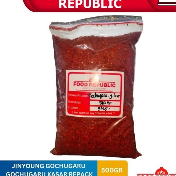 

Gochugaru Kasar Korea Repa 500 Gr / Bubuk Cabe Korea Jinyoung Kimchi