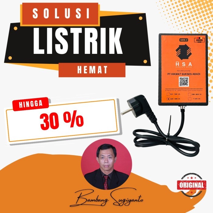 Promo Alat Penghemat Listrik Hsa Electric Saver Pak Bambang Sugiyanto