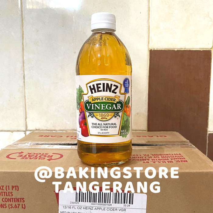 

Heinz Apple Cider Vinegar 473 ml - Cuka Apel 16 oz