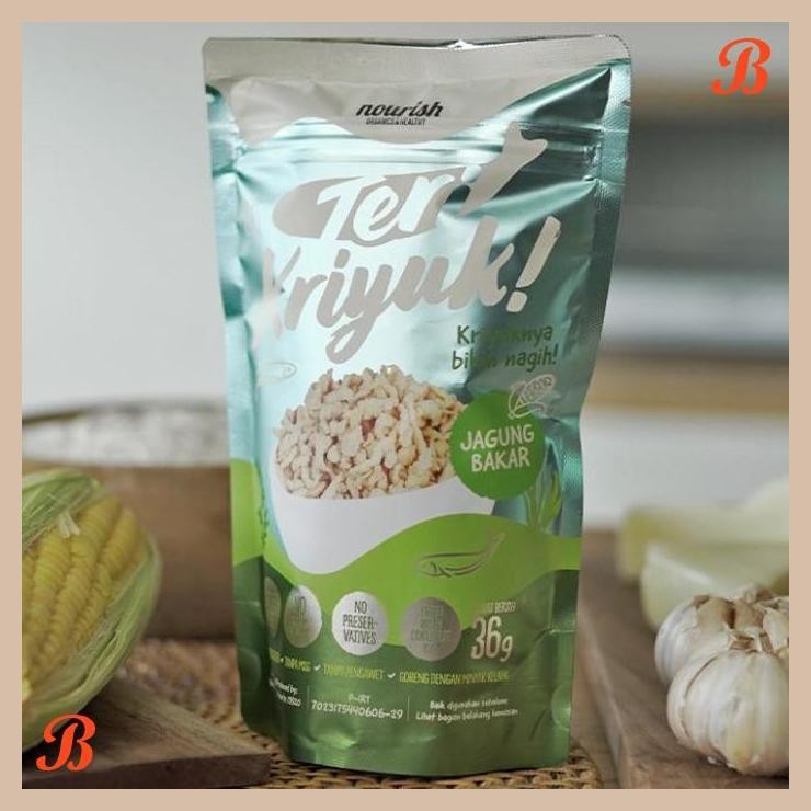 

| NN | NOURISH TERI KRIYUK! GLUTEN-FREE TANPA MSG - JAGUNG BAKAR 36 GR