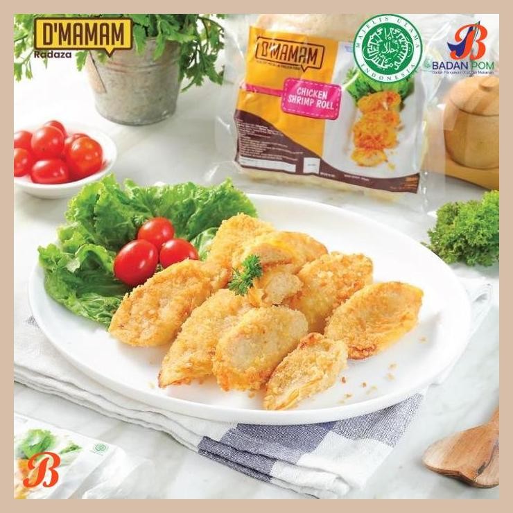 

| NN | CHICKEN SHRIMP ROLL NO MSG, HALAL, BPOM 250GR