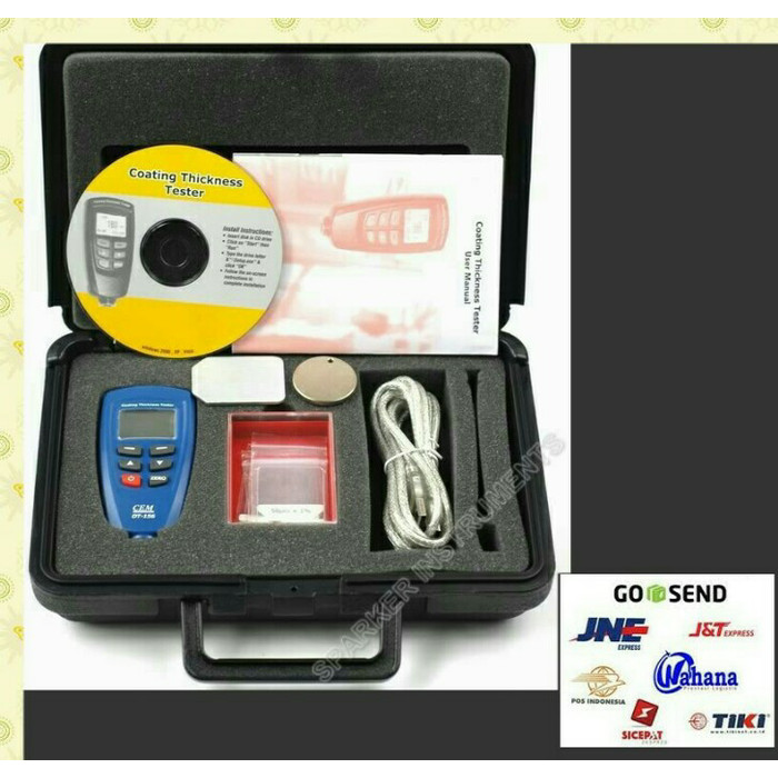 Alat Ukur Ketebalan Cat - paint coating thickness gauge CEM DT156