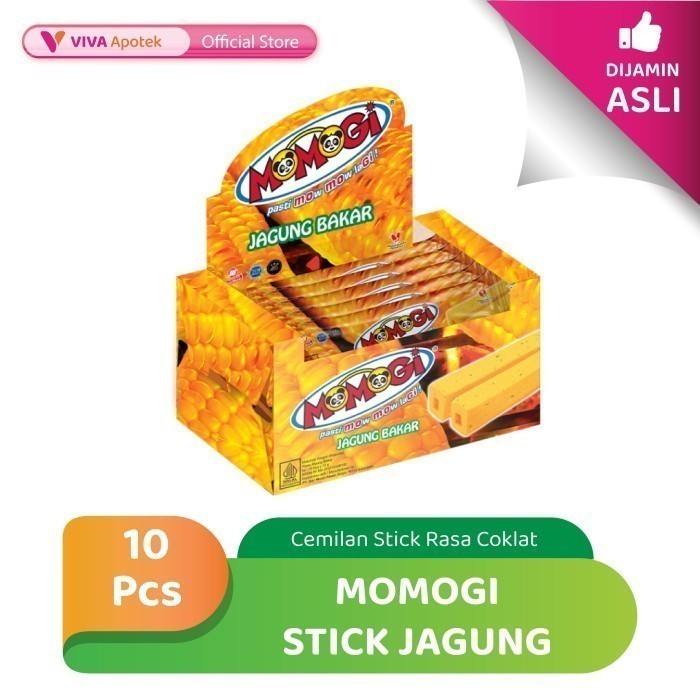 

Momogi Stick Jagung Bakar 12 gr Snack Makanan Ringan (10 Pcs)