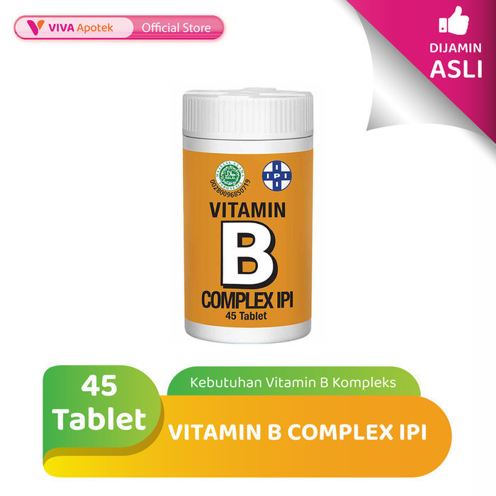 Vitamin B Complex Ipi untuk Kebutuhan Vitamin B Kompleks (45 Tablet)