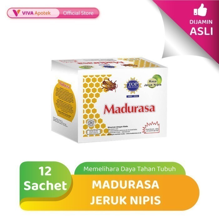 

Madurasa Jeruk Nipis Memelihara Daya Tahan Tubuh (12 Sachet)