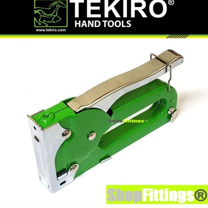

TEKIRO GT SG1671 STAPLE GUN TACKER MANUAL STAPLER TEMBAK STAPLES 4-8MM ORIGINAL DAN TERPERCAYA