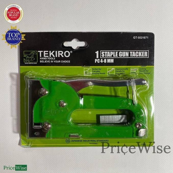 

STAPLE TEMBAK 4-8 MM / STAPLE GUN TACKER / STAPLER TEKIRO ORIGINAL DAN TERPERCAYA