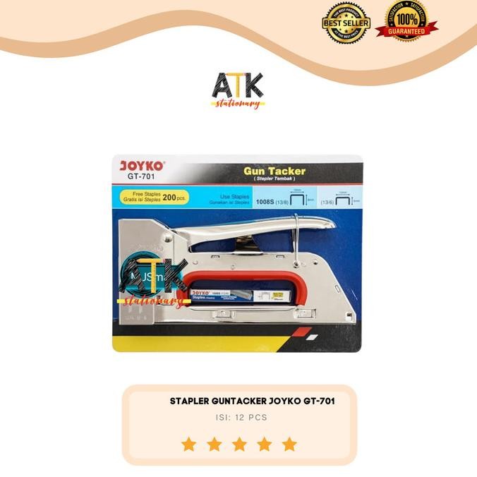 

STAPLER TEMBAK / GUN TACKER JOYKO GT-701 ATK ORIGINAL DAN TERPERCAYA