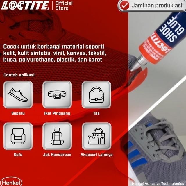 

Henkel Loctite Shoe Glue Fix & Repair Lem Sepatu / Lem Serbaguna 20 Gr
