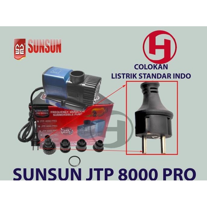 POMPA SUNSUN JTP 8000 POMPA SIRKULASI AQUARIUM KOLAM KOI HYDROPONIK