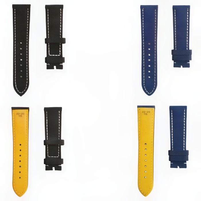 Jual Tali Jam Tangan 22 Mm Strap Kanvas Replacement Strap Breitling 7010.22
