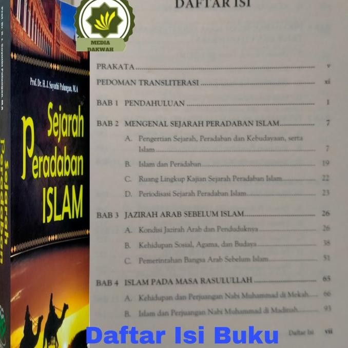

Buku SEJARAH PERADABAN ISLAM Jazirah Arab Masa Rasul Khulafaurasyidin ABD