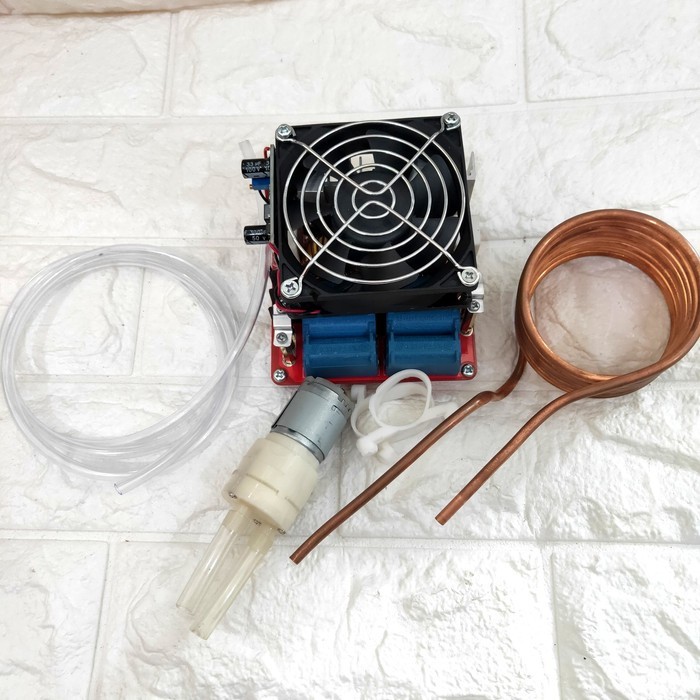 Paket Lengkap Modul Pemanas Induksi Zvs 1000W Induction Heater 1000W Diskon